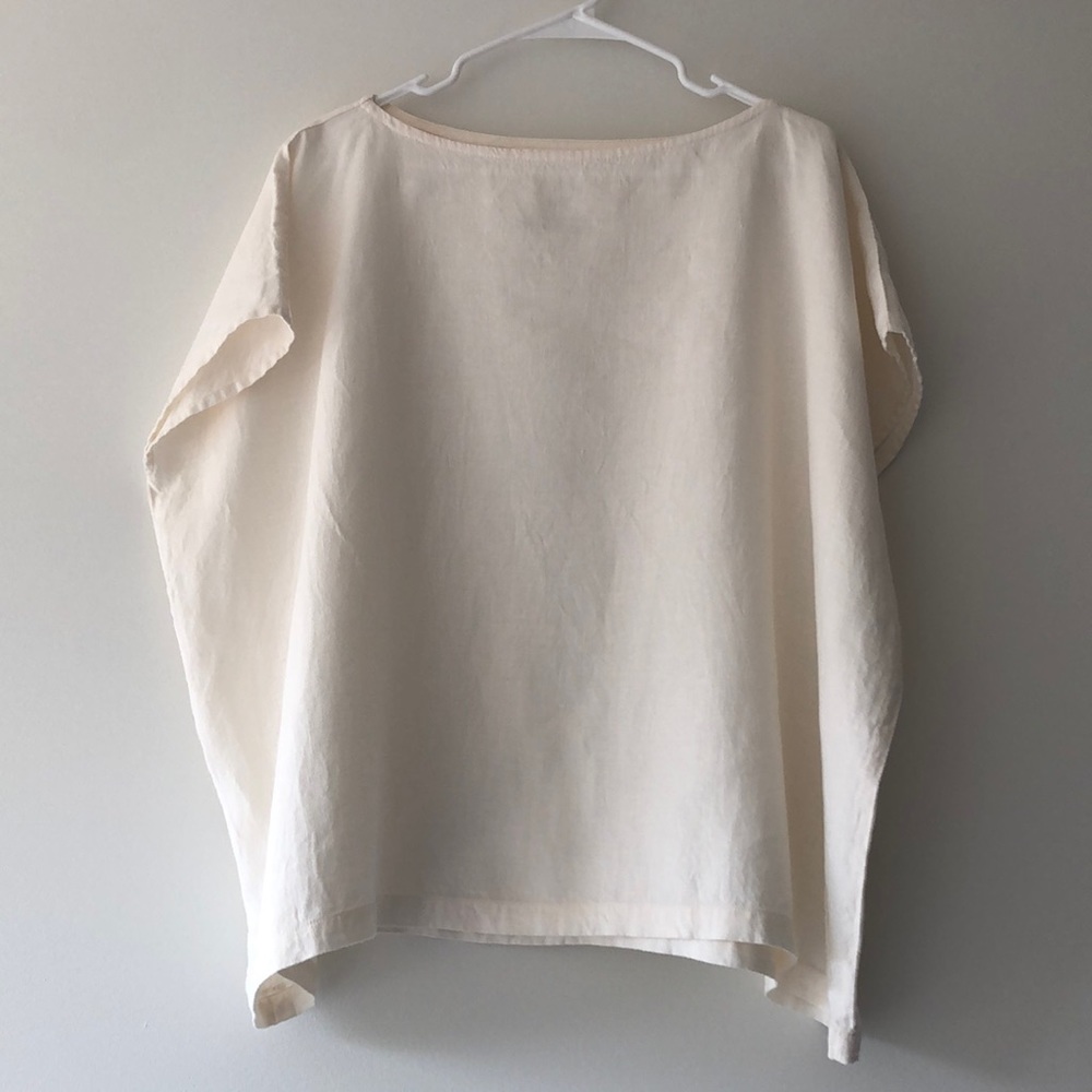 notPERFECTLINEN Square Linen Top FLORENCE